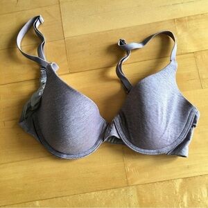 Victoria’s Secret Padded, Push Up Bra, Pink Mauve Heather, Size 32A